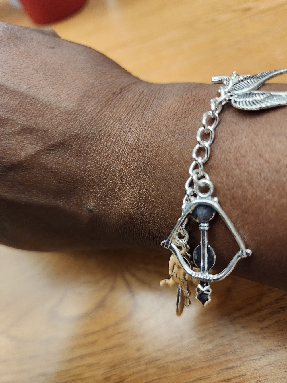 Charm Bracelette Inspired by The Walking Dead or zombie apocalypse fandoms.